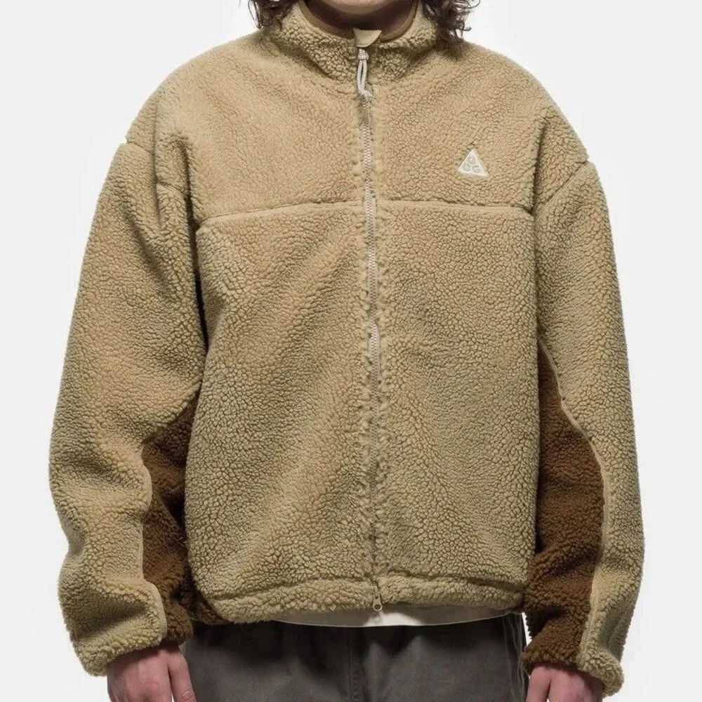 Nike ACG Therma-FIT ADV Mens Size L Canwell Glacier Beige Khaki Windproof Jacket